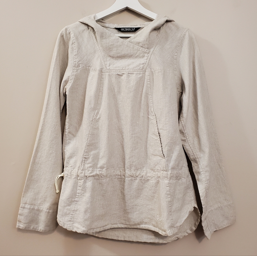 Arc'teryx - Linen Blend Hooded Pullover Top - Size M